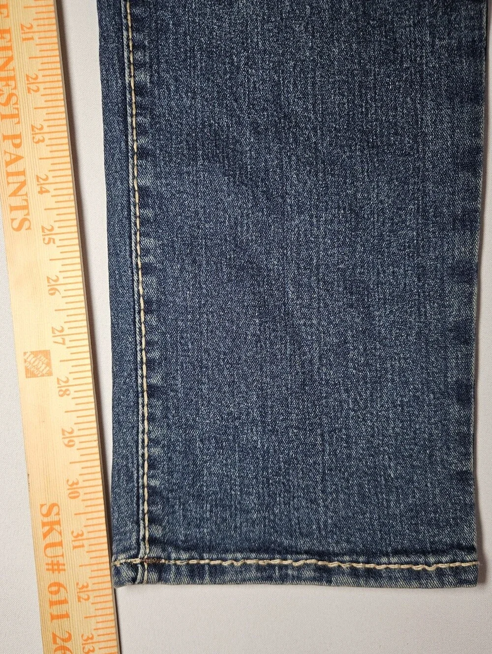 True Religion GENO BIG T Flap Pockets Relaxed Slim Jeans W32 L32 NWT